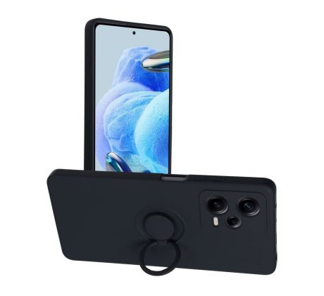 SILICONE RING Case  Xiaomi Redmi Note 12 Pro 5G cierny