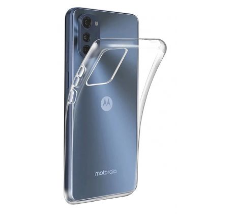 Transparentný silikónový kryt s hrúbkou 0,5mm  - Motorola Moto E32S  priesvitný