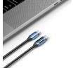 KÁBEL TECH-PROTECT ULTRABOOST LED TYPE-C CABLE PD100W/5A 200CM BLUE