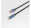 KÁBEL TECH-PROTECT ULTRABOOST LED TYPE-C CABLE 66W/6A 100CM BLUE