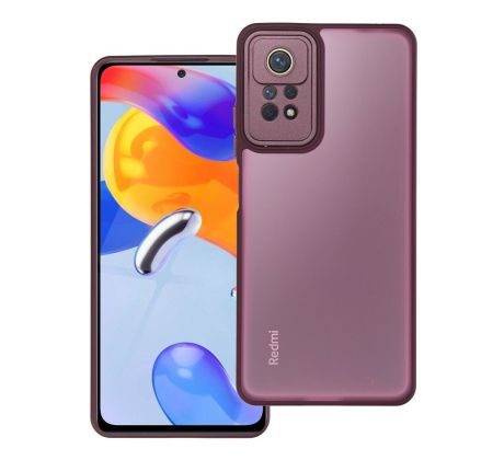 VARIETE Case  Xiaomi Redmi Note 11 Pro / 11 Pro 5G fialový