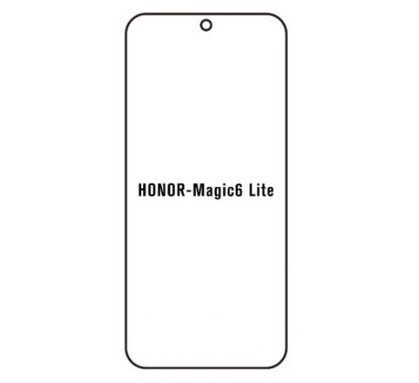 Hydrogel - matná ochranná fólia - Huawei Honor Magic6 lite