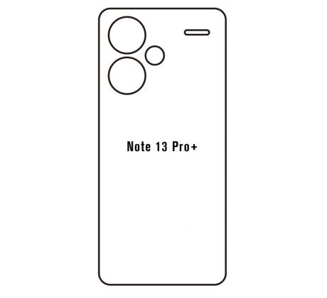 Hydrogel - matná zadná ochranná fólia - Xiaomi Redmi Note 13 Pro+ 5G 