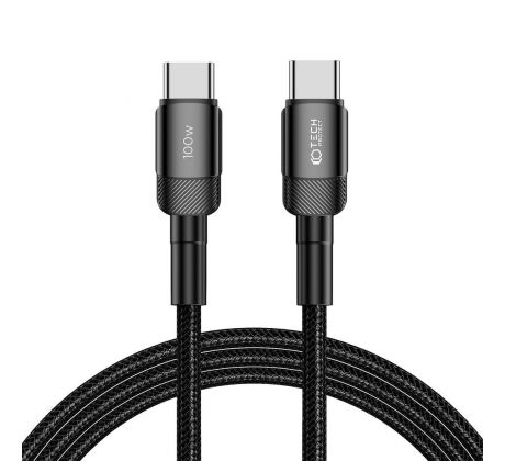 KÁBEL TECH-PROTECT ULTRABOOST EVO TYPE-C CABLE PD100W/5A 200CM BLACK