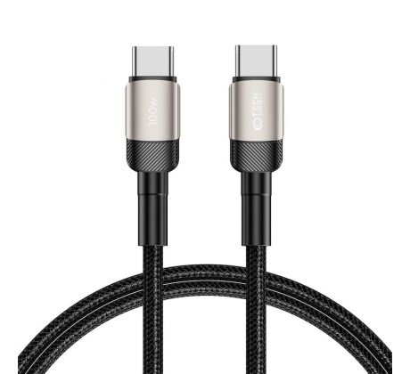 KÁBEL TECH-PROTECT ULTRABOOST EVO TYPE-C CABLE PD100W/5A 100CM TITANIUM