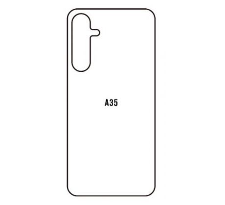 Hydrogel - matná zadná ochranná fólia - Samsung Galaxy A35