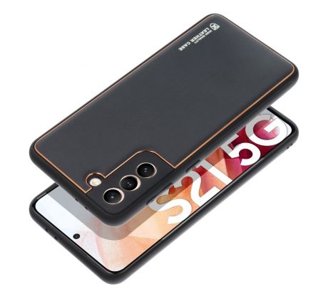 LEATHER Case  Samsung Galaxy A35 5G cierny