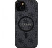 Original   GUESS GUHMP15SG4GFRK  iPhone 15 (Compatible with Magsafe / 4G Ring classic logo / cierny)