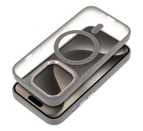 Matte Mag Cover  s MagSafe  iPhone 15 Pro titanium