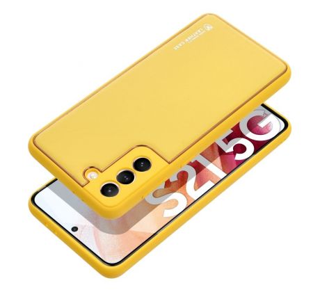 LEATHER Case  Samsung Galaxy Galaxy A55 5G žltý