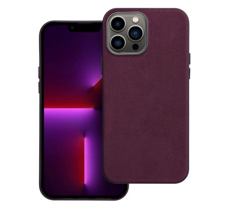 Woven Mag Cover  iPhone 13 Pro Max burgundy