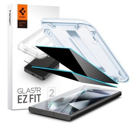 2PACK SET ANTI-SPY OCHRANNÝCH SKIEL SPIGEN GLAS.TR ”EZ FIT” 2-PACK SAMSUNG GALAXY S24 ULTRA PRIVACY