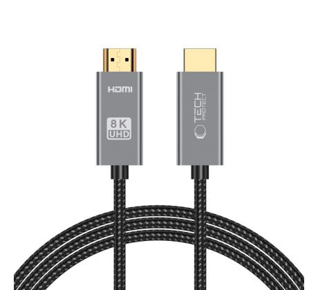 HDMI KÁBEL TECH-PROTECT ULTRABOOST HDMI 2.1 CABLE 4K 120HZ / 8K 60HZ 200CM BLACK