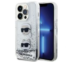 Original   KARL LAGERFELD KLHCP14LLDHKCNS  iPhone 14 Pro (Liquid Glitter KC / biely)