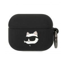 Original  KARL LAGERFELD KLAPRUNCHK  Apple Airpods Pro (3D Sil NFT Choupette / cierny)