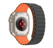 REMIENOK TECH-PROTECT ICONBAND MAGNETIC APPLE WATCH 4 / 5 / 6 / 7 / 8 / 9 / SE / ULTRA 1 / 2 (42 / 44 / 45 / 49 mm) BLACK/ORANGE