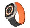 REMIENOK TECH-PROTECT ICONBAND MAGNETIC APPLE WATCH 4 / 5 / 6 / 7 / 8 / 9 / SE / ULTRA 1 / 2 (42 / 44 / 45 / 49 mm) BLACK/ORANGE