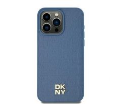 DKNY   iPhone 15 s MagSafe DKHMP15SPSHRPSB (DKNY HC MagSafe Pu Repeat Pattern W/Stack Logo) modrý