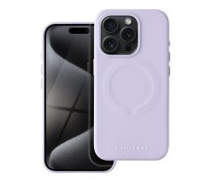 Roar Kožený kryt Mag Case -  iPhone 15 Pro  fialový