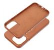 Roar Kožený kryt Mag Case -  iPhone 15 Pro Max Brown