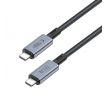 KÁBEL TECH-PROTECT ULTRABOOST Max USB 4.0 8K 40GBPS TYPE-C CABLE PD240W 100CM GREY