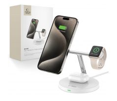 BEZDRÔTOVÁ NABÍJAČKA TECH-PROTECT QI15W-A35 3IN1 MAGNETIC MAGSAFE WIRELESS CHARGER WHITE