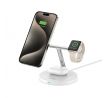 BEZDRÔTOVÁ NABÍJAČKA TECH-PROTECT QI15W-A35 3IN1 MAGNETIC MAGSAFE WIRELESS CHARGER WHITE