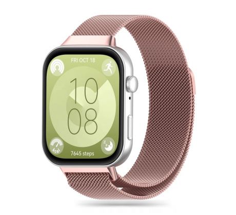 REMIENOK TECH-PROTECT MILANESEBAND HUAWEI WATCH FIT 3 ROSE GOLD