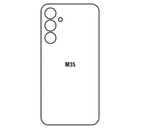 Hydrogel - matná zadná ochranná fólia -  Samsung Galaxy M35