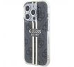 Original   GUESS GUHCP15LH4PSEGK  iPhone 15 Pro (4G Gold  Stripe / cierny)