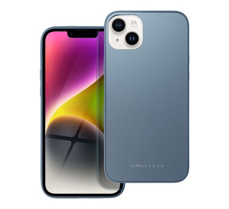 Roar Matte Glass Case  -  iPhone 14 Plus modrý