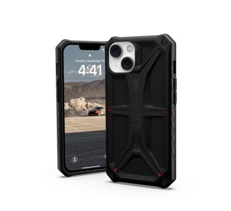 ( UAG ) Urban Armor Gear Monarch   iPhone 14 Plus kevlar cierny