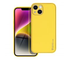 LEATHER Case  iPhone 14 žltý