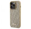 Original   GUESS GUHCP14LPMSDGSD  iPhone 14 Pro (Disco Script Metal /  zlatý)