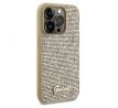 Original   GUESS GUHCP14LPMSDGSD  iPhone 14 Pro (Disco Script Metal /  zlatý)