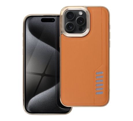 MILANO Case  iPhone 15 Pro Max hnedý