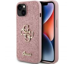 Original   GUESS GUHCP15SHG4SGP  iPhone 15 (Fixed Glitter Big 4G / ružový)