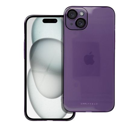 Roar Pure Simple Fit Case -  iPhone 15 Plus fialový