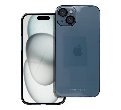 Roar Pure Simple Fit Case -  iPhone 15 Plus   tmavomodrý