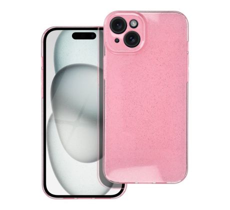 CLEAR CASE 2mm BLINK  iPhone 15 Plus ružový