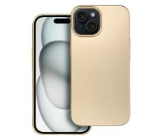 METALLIC Case  iPhone 15  zlatý