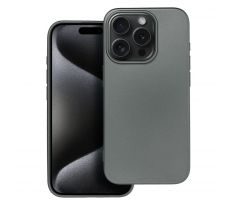 METALLIC Case  iPhone 15 Pro šedý