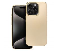 METALLIC Case  iPhone 15 Pro Pro  zlatý