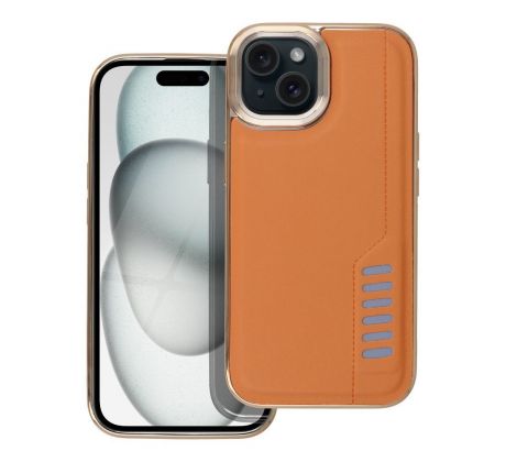 MILANO Case  iPhone 15 hnedý