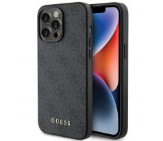 Original   GUESS GUHCP15XG4GFGR  iPhone 15 Pro Max (4G Metal Logo / šedý)