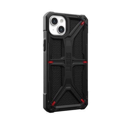 (UAG) Urban Armor Gear Monarch  iPhone 15 Plus kevlar cierny