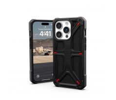 (UAG) Urban Armor Gear Monarch  iPhone 15 Pro kevlar cierny