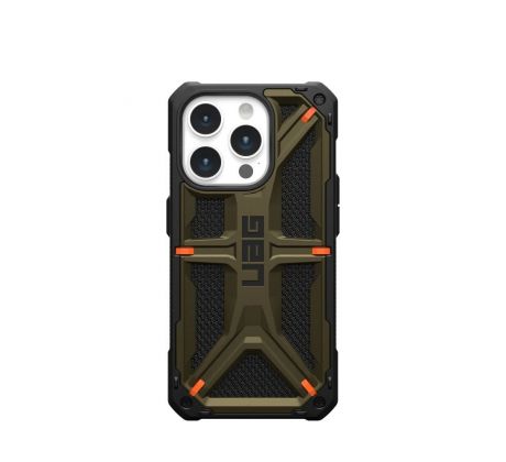 (UAG) Urban Armor Gear Monarch  iPhone 15 Pro kevlar element zelený