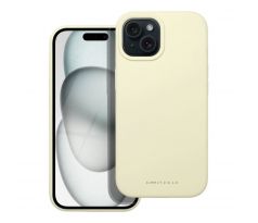 Roar Cloud-Skin Case -  iPhone 15 Light žltý