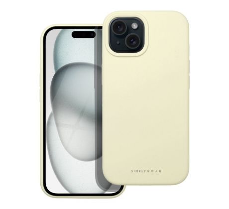 Roar Cloud-Skin Case -  iPhone 15 Light žltý